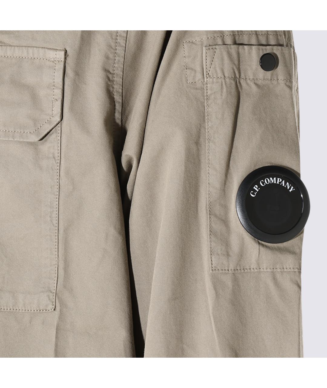 CP COMPANY Бежевая хлопковая кэжуал рубашка, фото 3