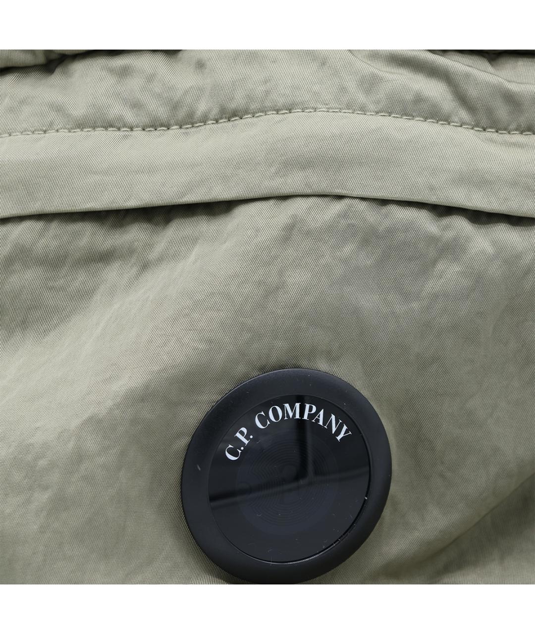 CP COMPANY Бежевая тканевая поясная сумка, фото 4