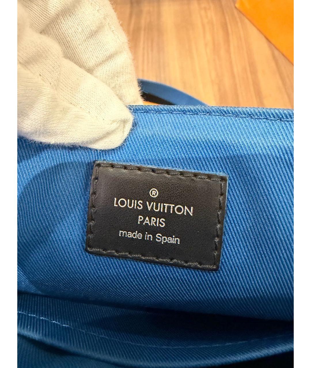 LOUIS VUITTON Антрацитовая сумка на плечо, фото 6