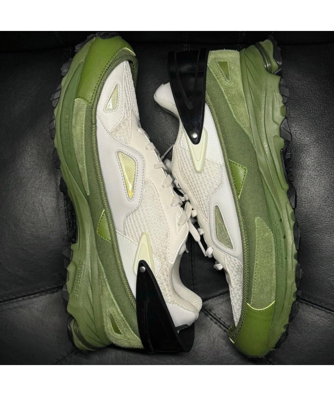 ADIDAS X RAF SIMONS Белые текстильные низкие кроссовки / кеды, фото 6