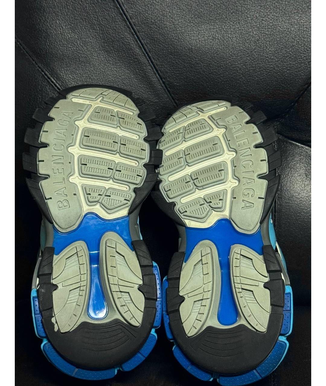 BALENCIAGA Бирюзовые текстильные кроссовки, фото 8