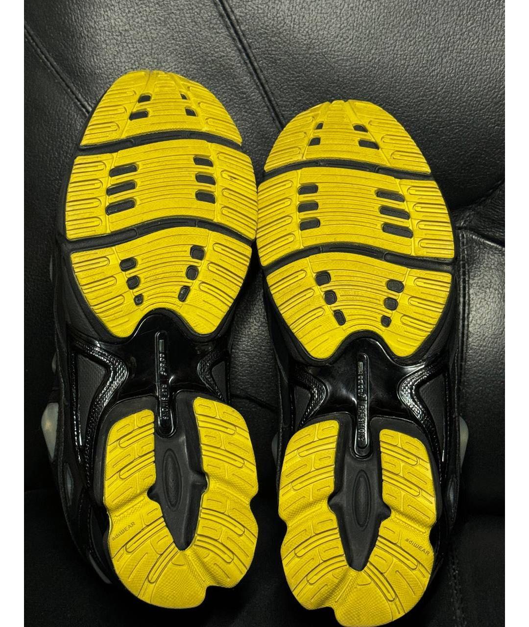 ADIDAS X RAF SIMONS Черные кожаные низкие кроссовки / кеды, фото 7