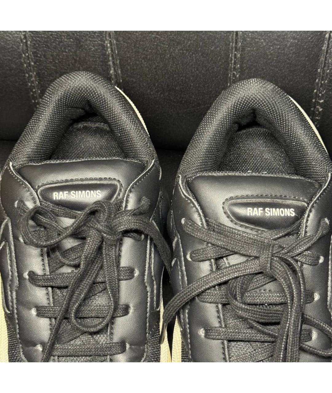 ADIDAS X RAF SIMONS Белые текстильные низкие кроссовки / кеды, фото 6