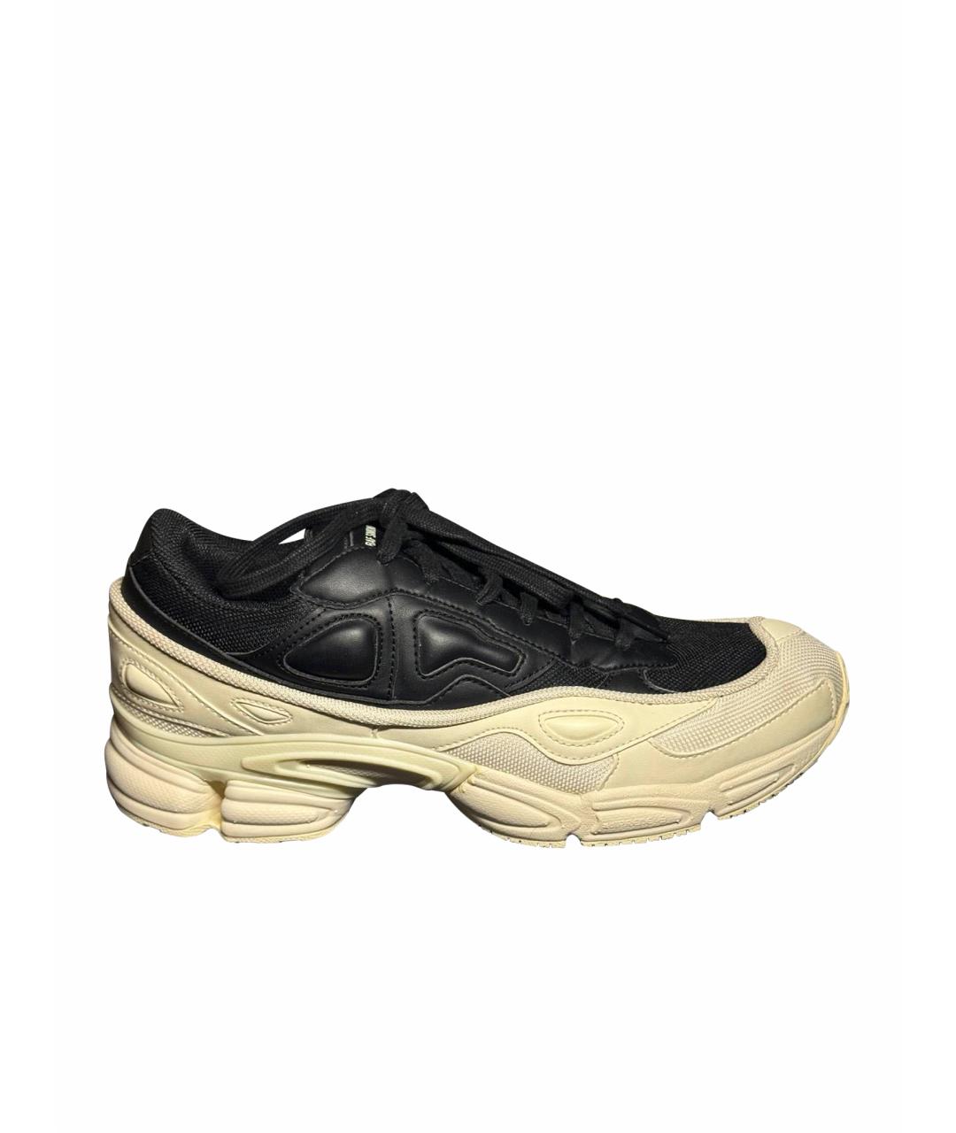 ADIDAS X RAF SIMONS Белые текстильные низкие кроссовки / кеды, фото 1