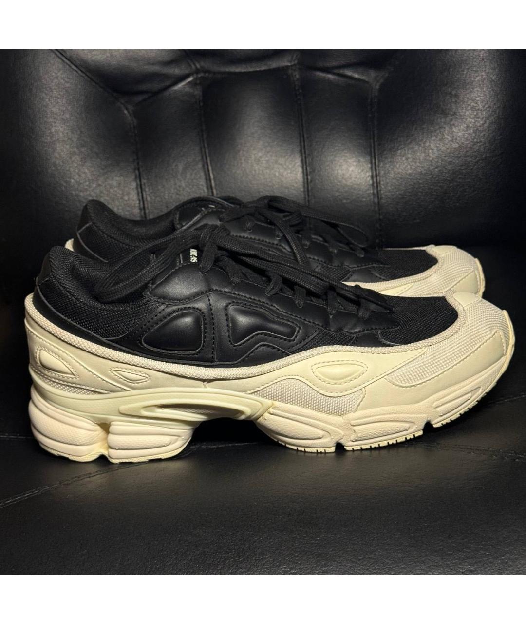 ADIDAS X RAF SIMONS Белые текстильные низкие кроссовки / кеды, фото 9