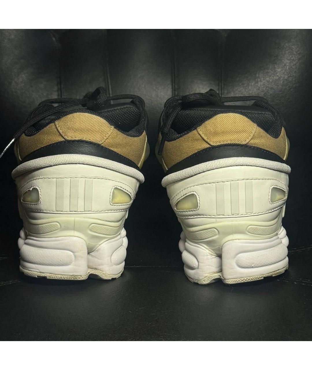 ADIDAS X RAF SIMONS Белые кожаные низкие кроссовки / кеды, фото 2