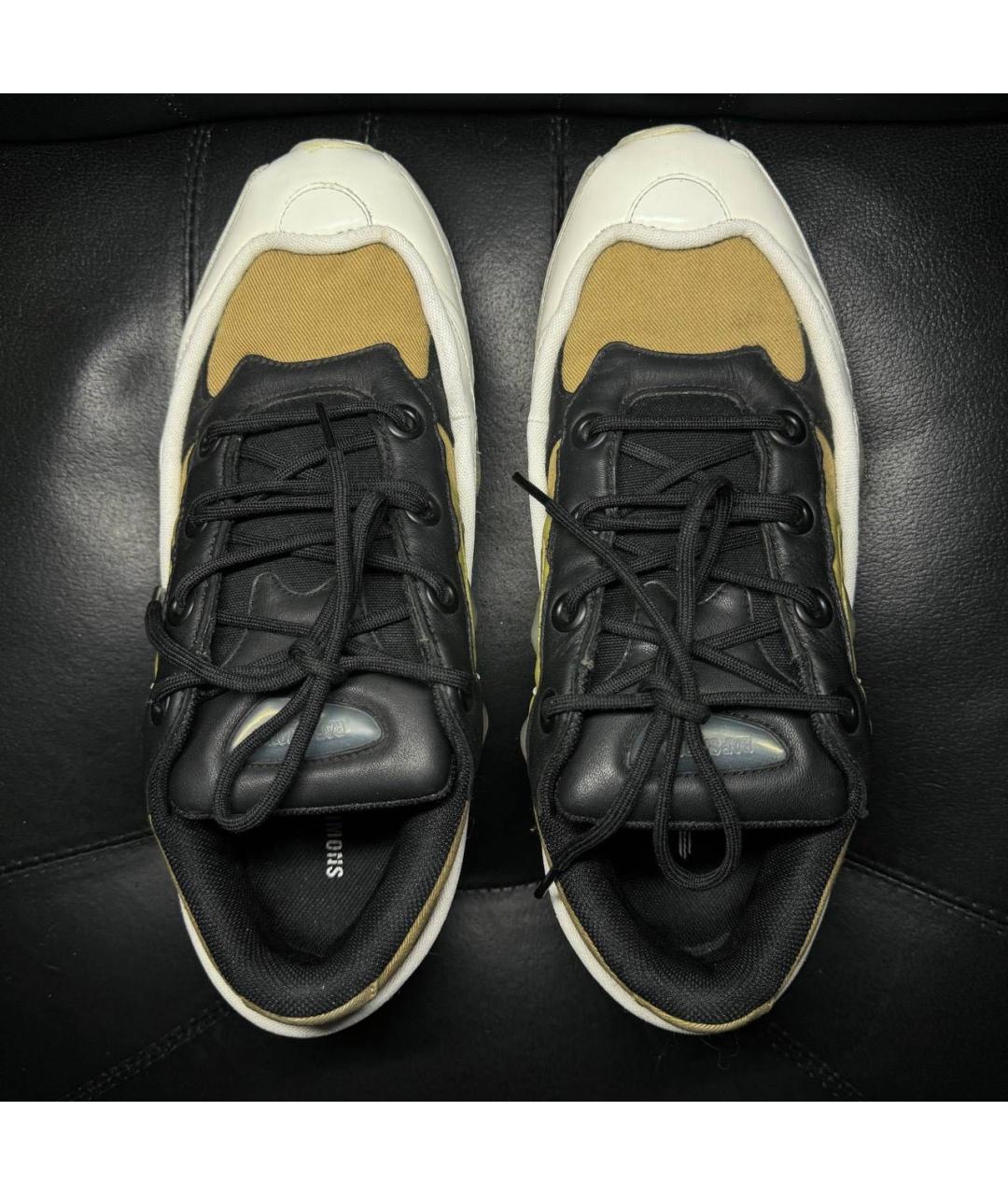 ADIDAS X RAF SIMONS Белые кожаные низкие кроссовки / кеды, фото 6
