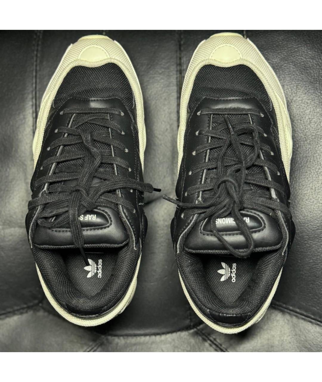 ADIDAS X RAF SIMONS Белые текстильные низкие кроссовки / кеды, фото 7