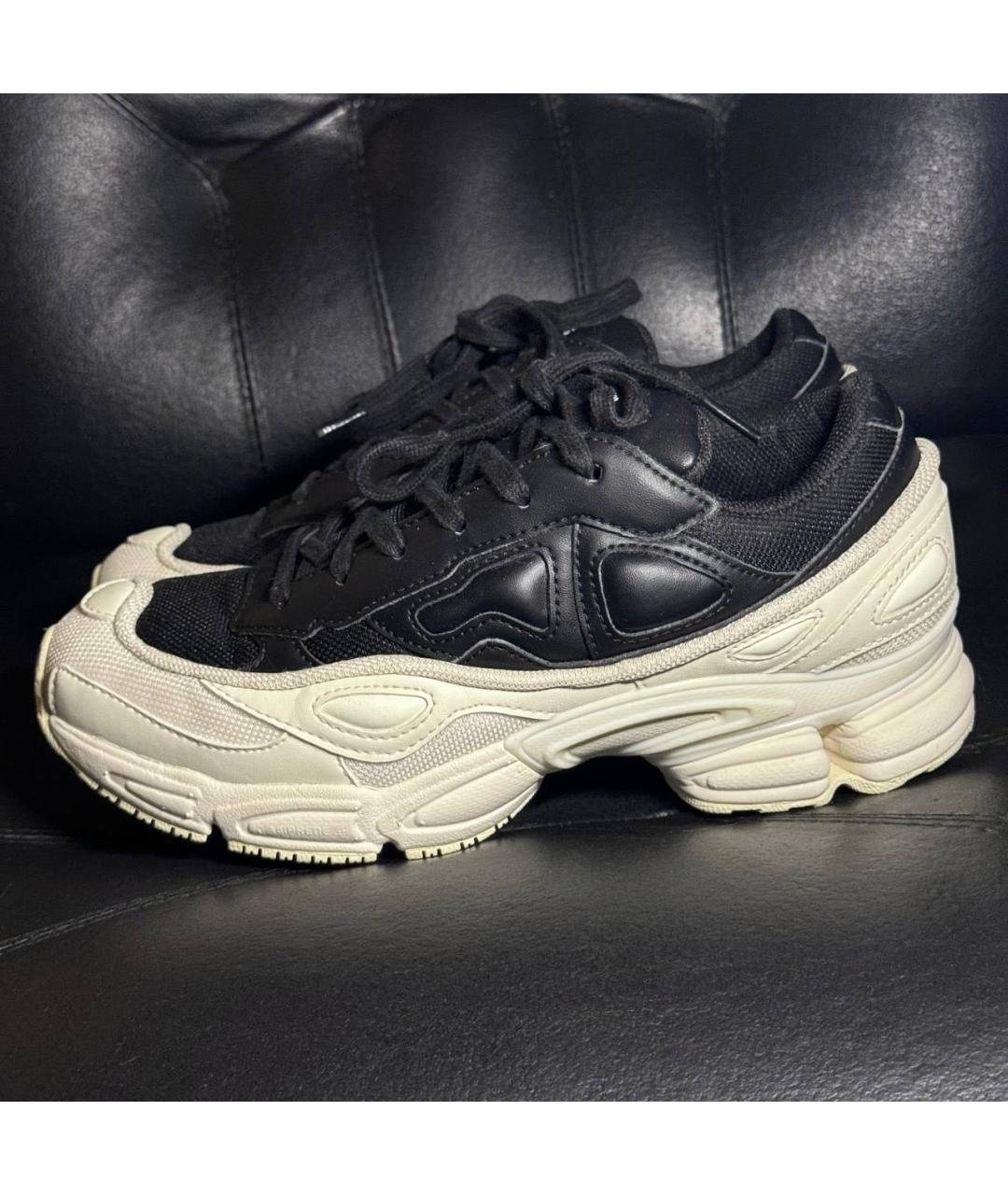 ADIDAS X RAF SIMONS Белые текстильные низкие кроссовки / кеды, фото 3