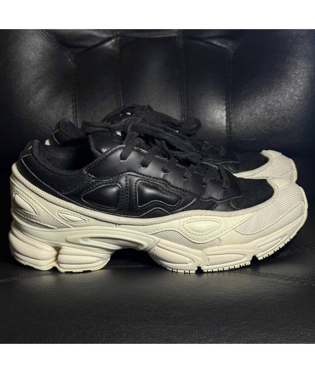 ADIDAS X RAF SIMONS Белые текстильные низкие кроссовки / кеды, фото 9