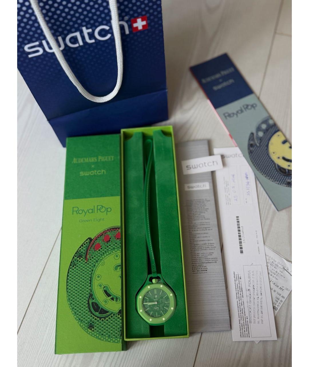 Swatch Зеленые часы, фото 5