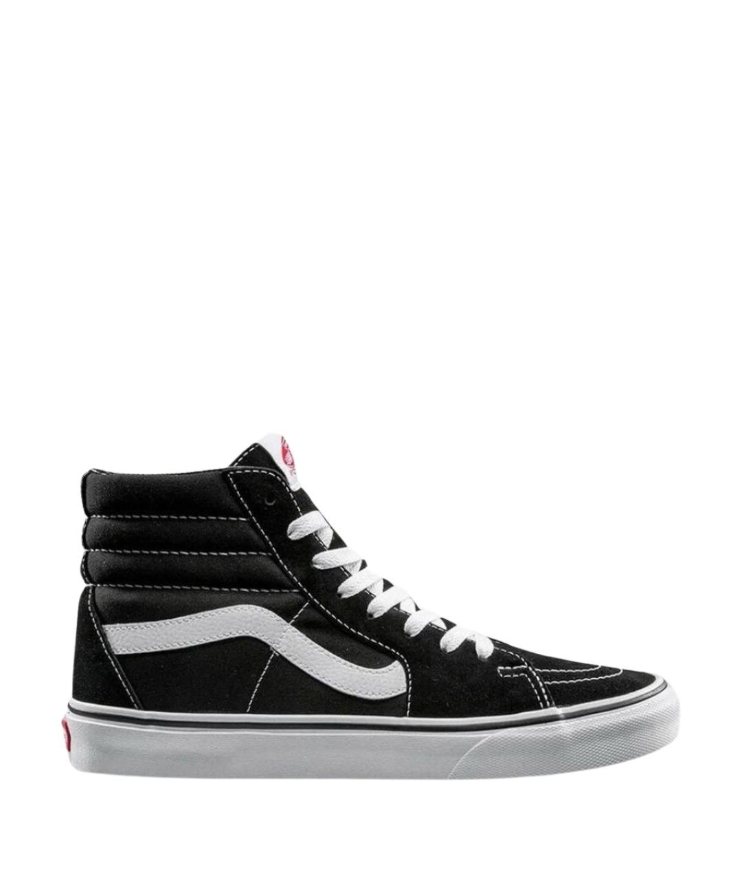 VANS Черные кеды из искусственной кожи, фото 10