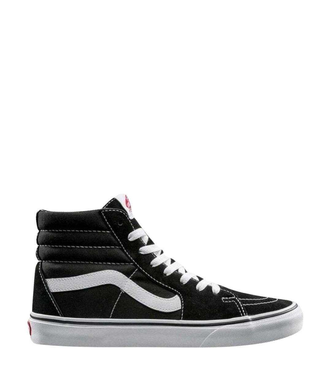 VANS Черные кеды из искусственной кожи, фото 1