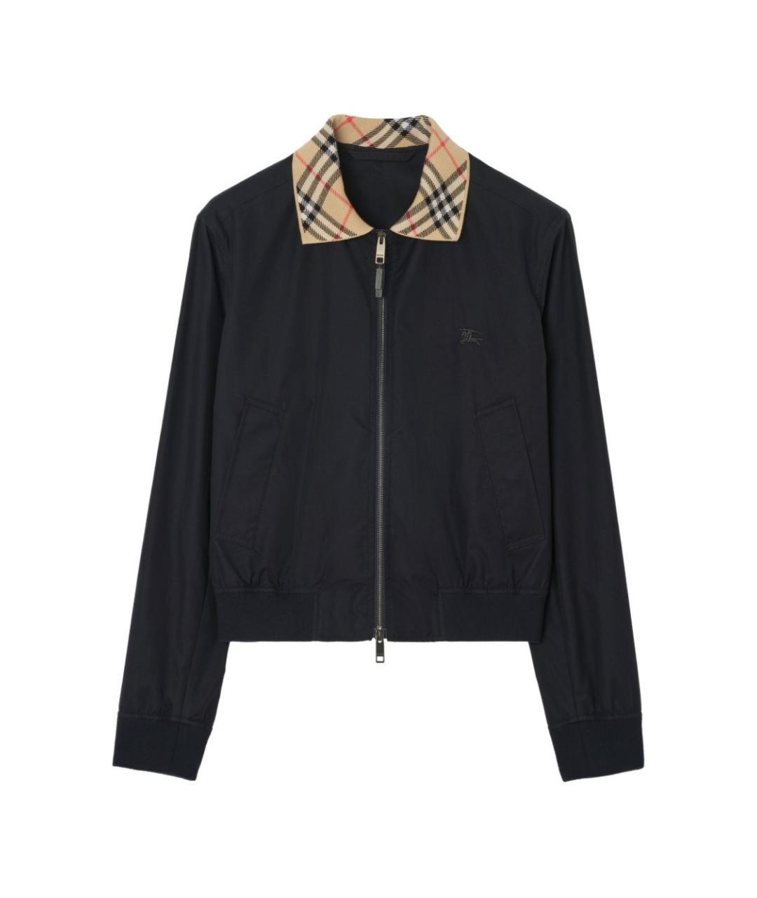 BURBERRY Синий хлопковый кардиган, фото 1