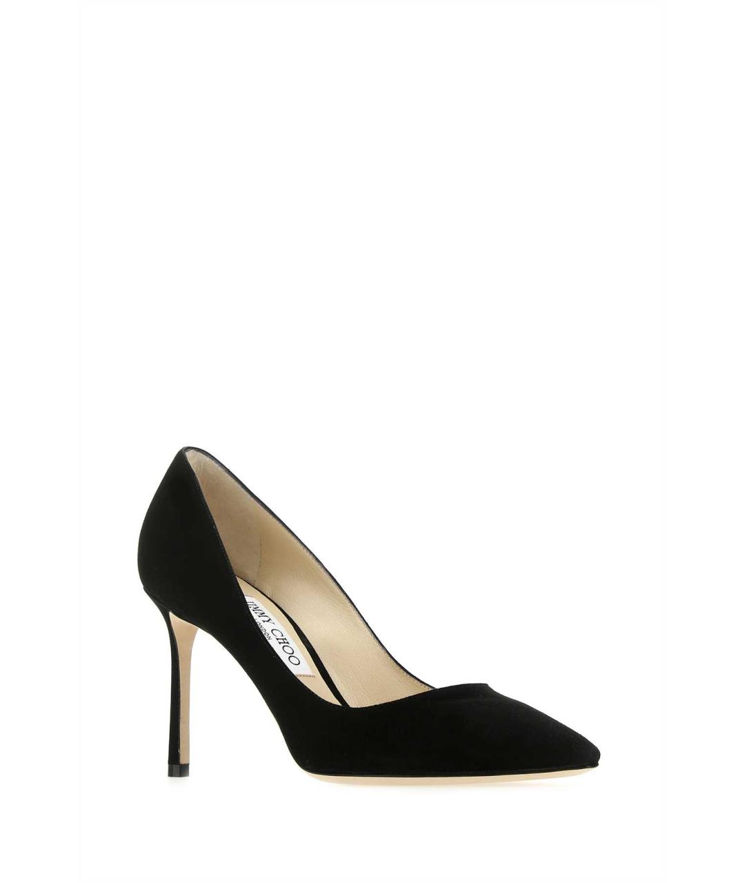 JIMMY CHOO Черные замшевые туфли, фото 2
