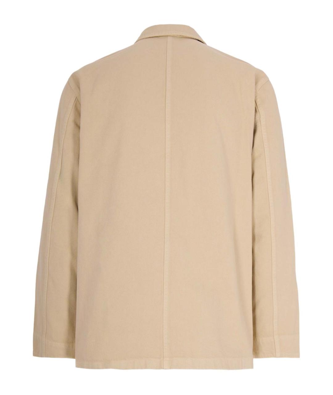 A.P.C. Бежевая хлопковая кэжуал рубашка, фото 2