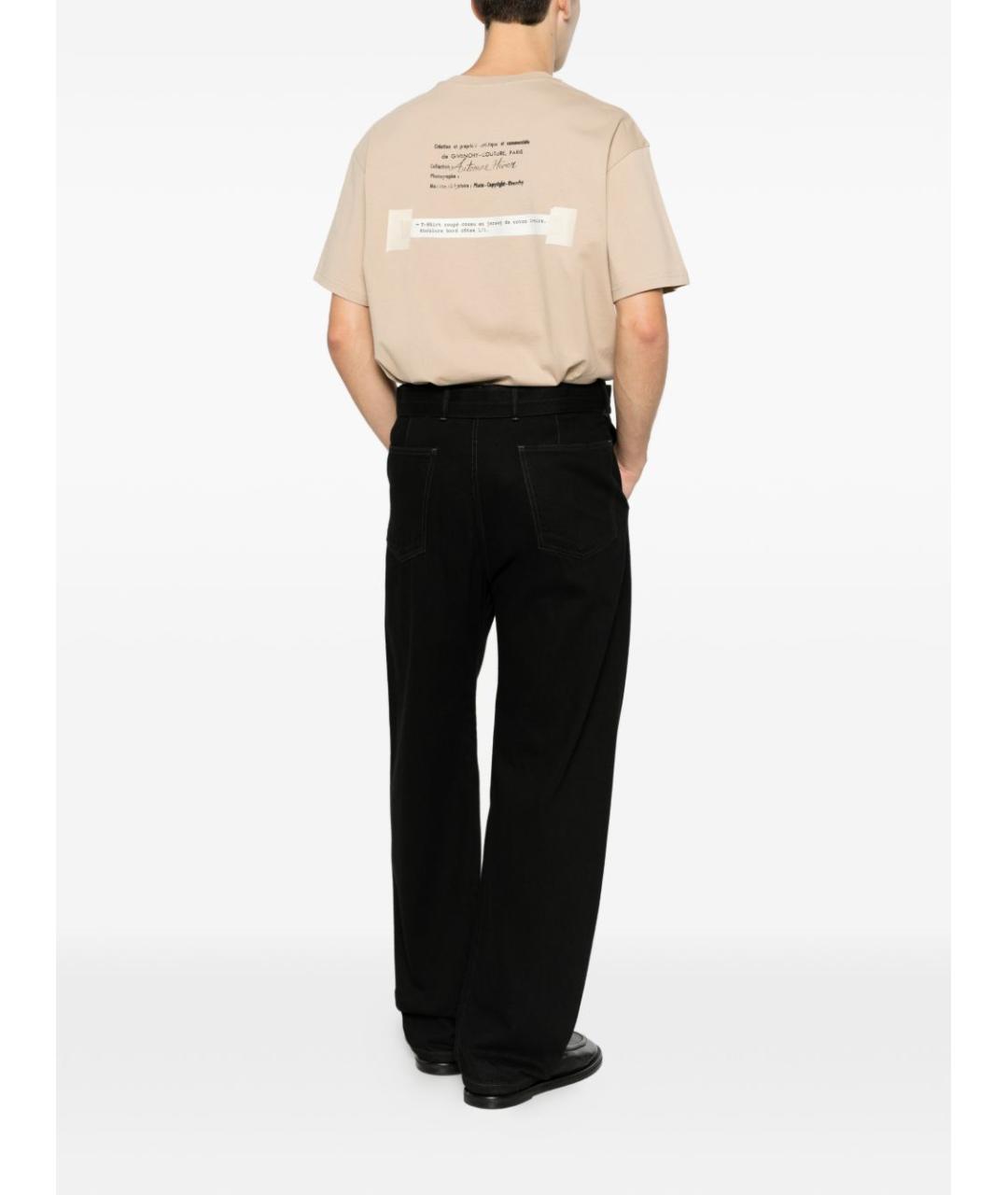 GIVENCHY Бежевая хлопковая футболка, фото 2