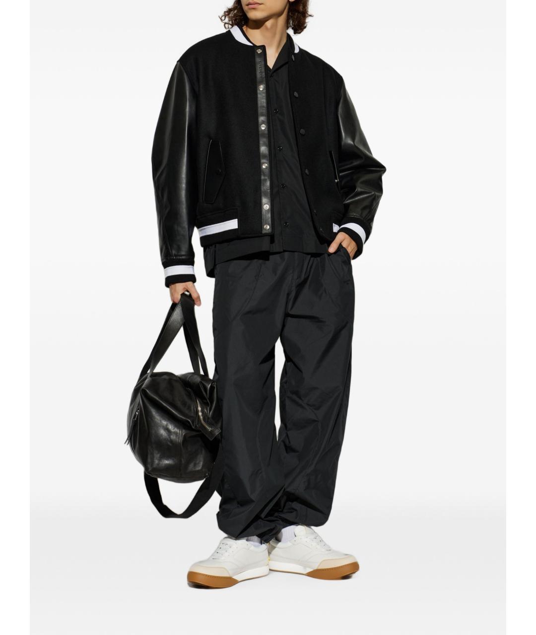GIVENCHY Черные хлопковые повседневные брюки, фото 2