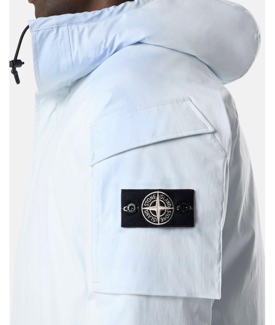 STONE ISLAND Белая куртка, фото 5