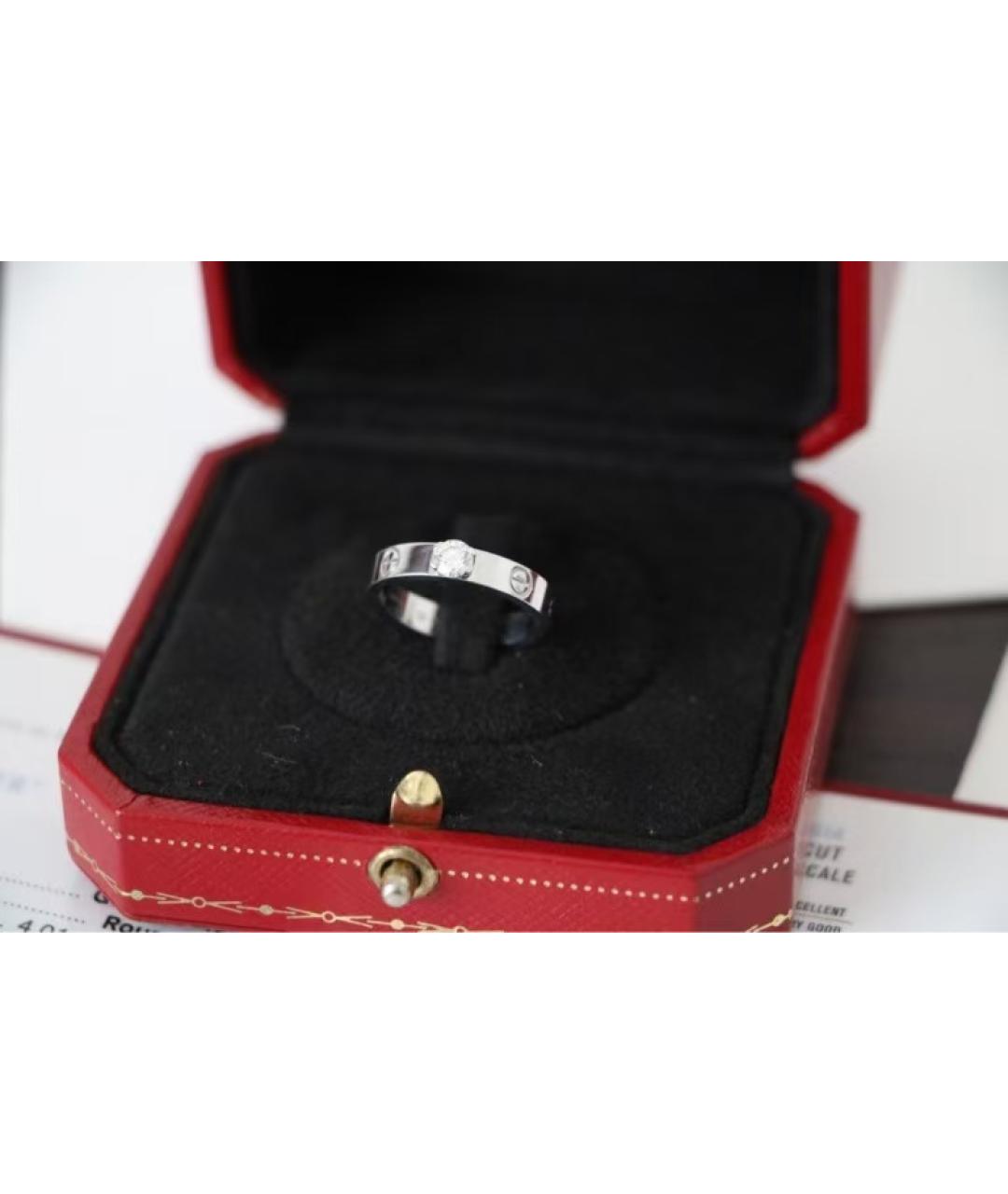 CARTIER Серебряное кольцо из белого золота, фото 2