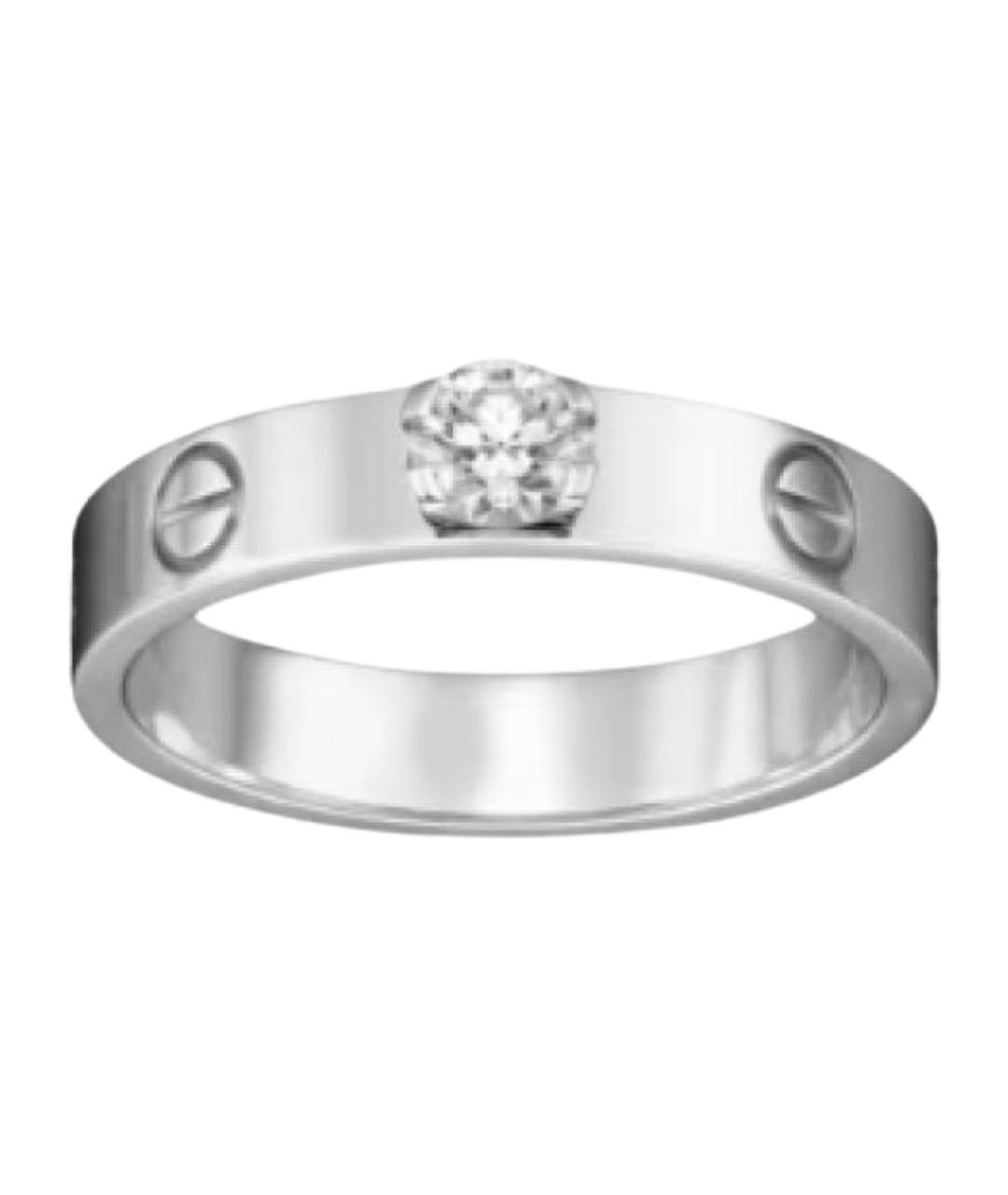 CARTIER Серебряное кольцо из белого золота, фото 1