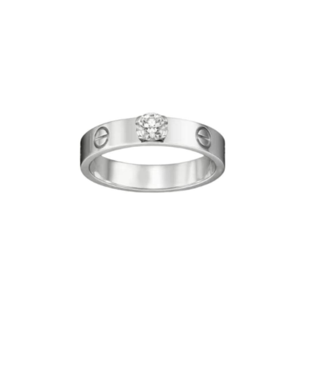 CARTIER Серебряное кольцо из белого золота, фото 5