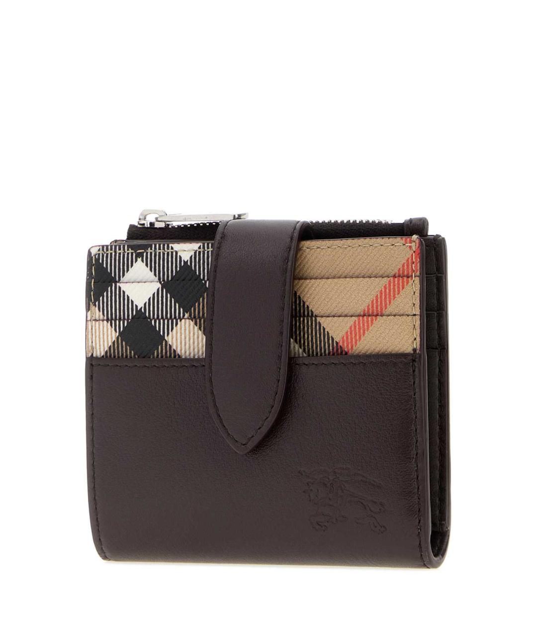 BURBERRY Коричневый кожаный кардхолдер, фото 2