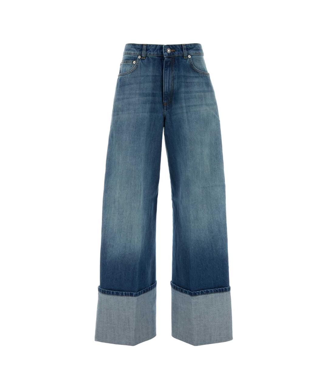 GIVENCHY Голубые хлопковые прямые джинсы, фото 1
