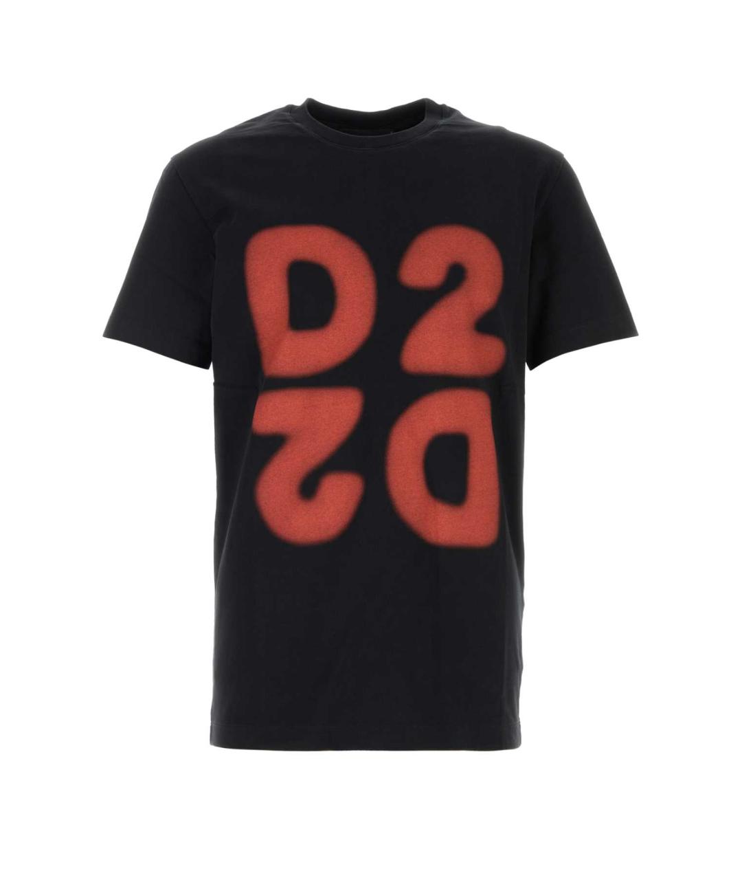 DSQUARED2 Черная хлопковая футболка, фото 1