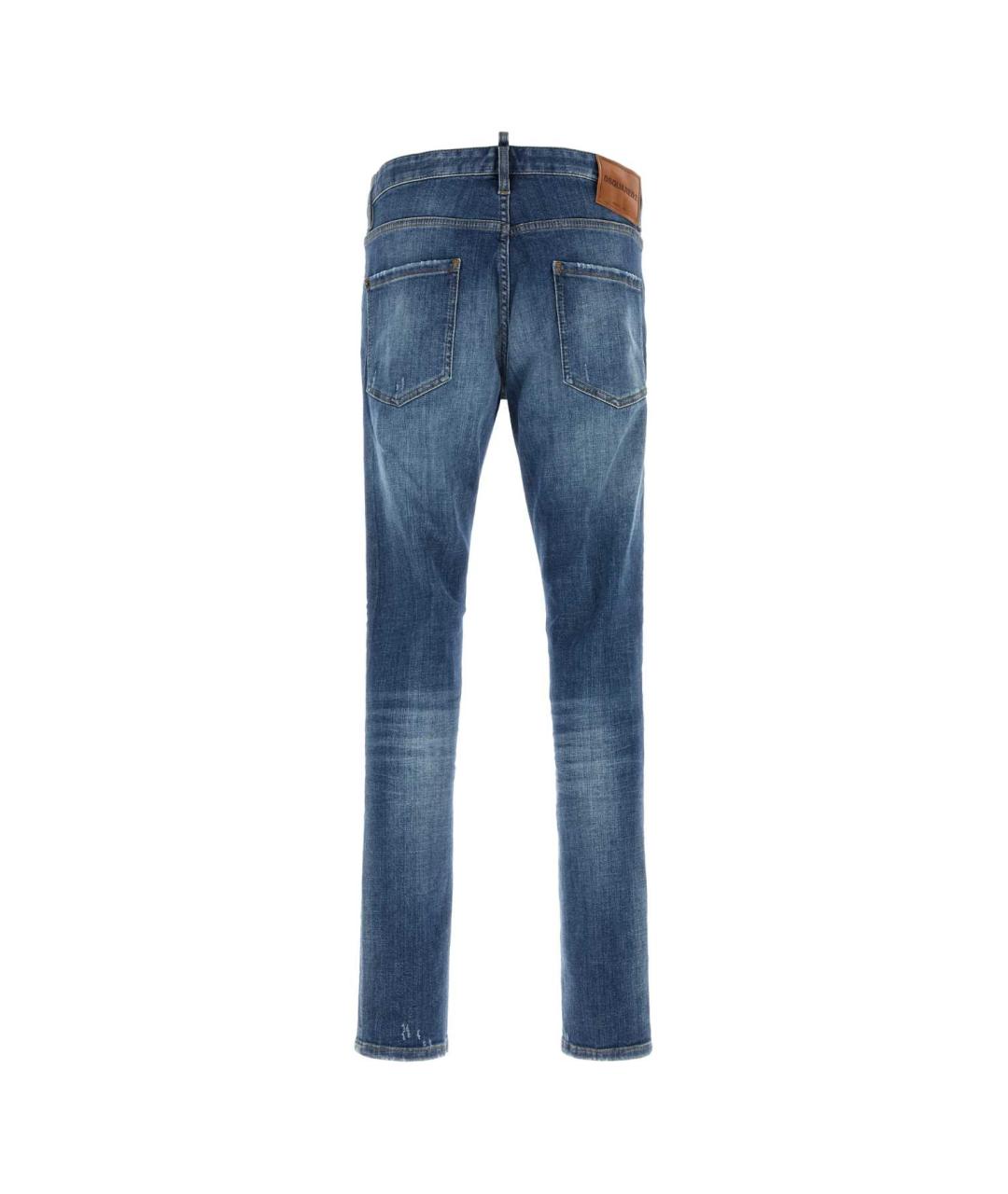 DSQUARED2 Синие хлопковые джинсы скинни, фото 2