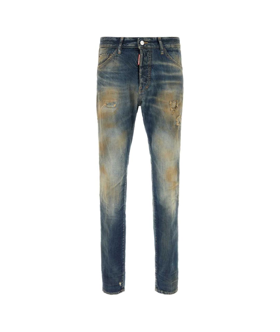 DSQUARED2 Мульти хлопковые джинсы скинни, фото 1