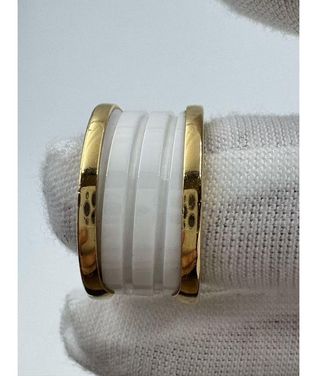 BVLGARI Белое кольцо из розового золота, фото 5