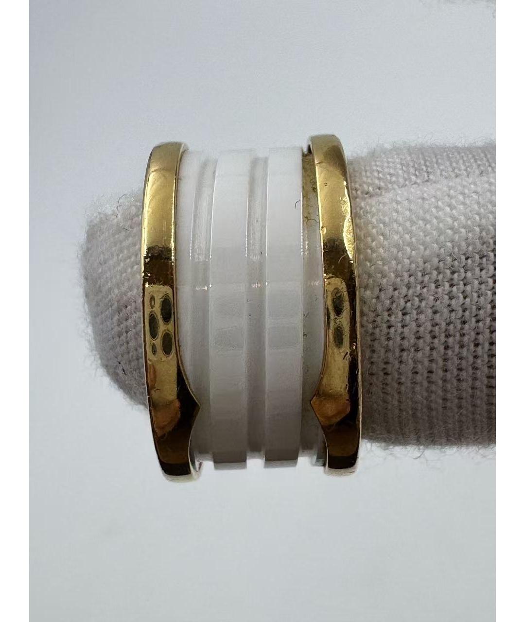 BVLGARI Белое кольцо из розового золота, фото 4
