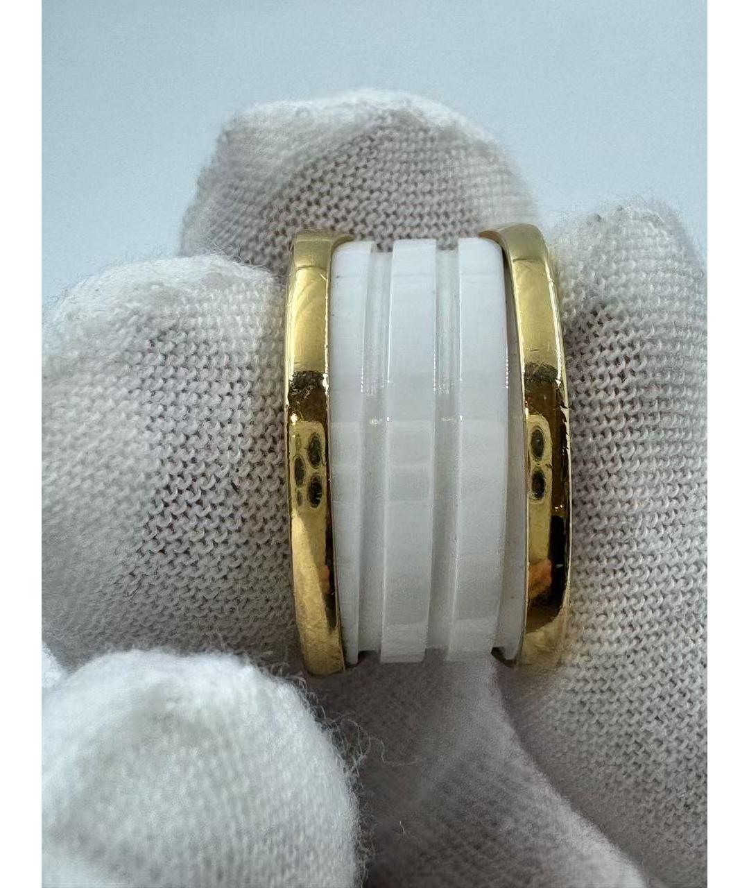 BVLGARI Белое кольцо из розового золота, фото 2