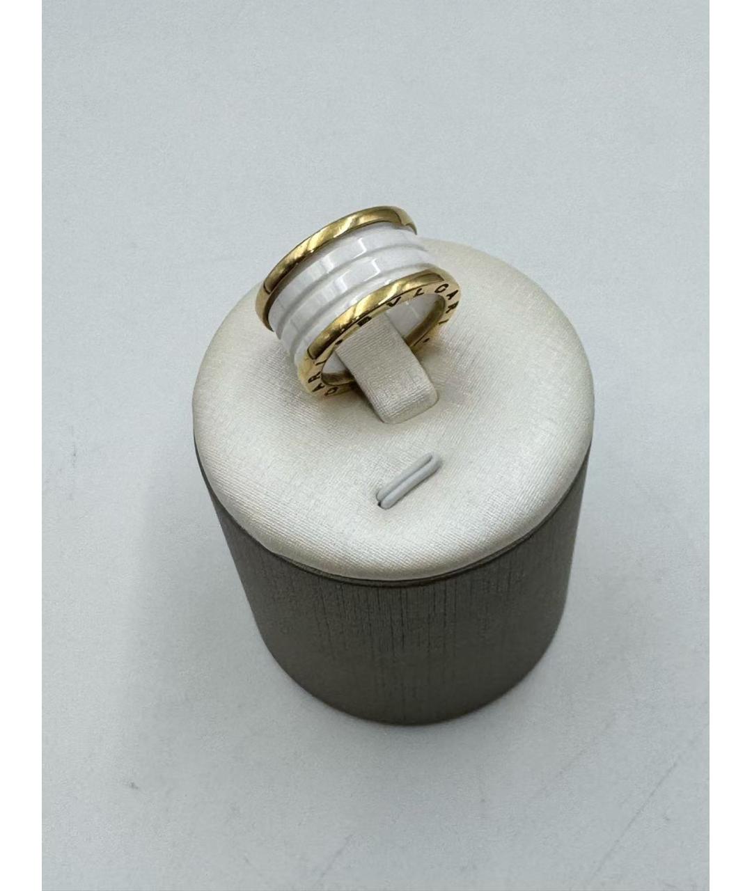 BVLGARI Белое кольцо из розового золота, фото 6