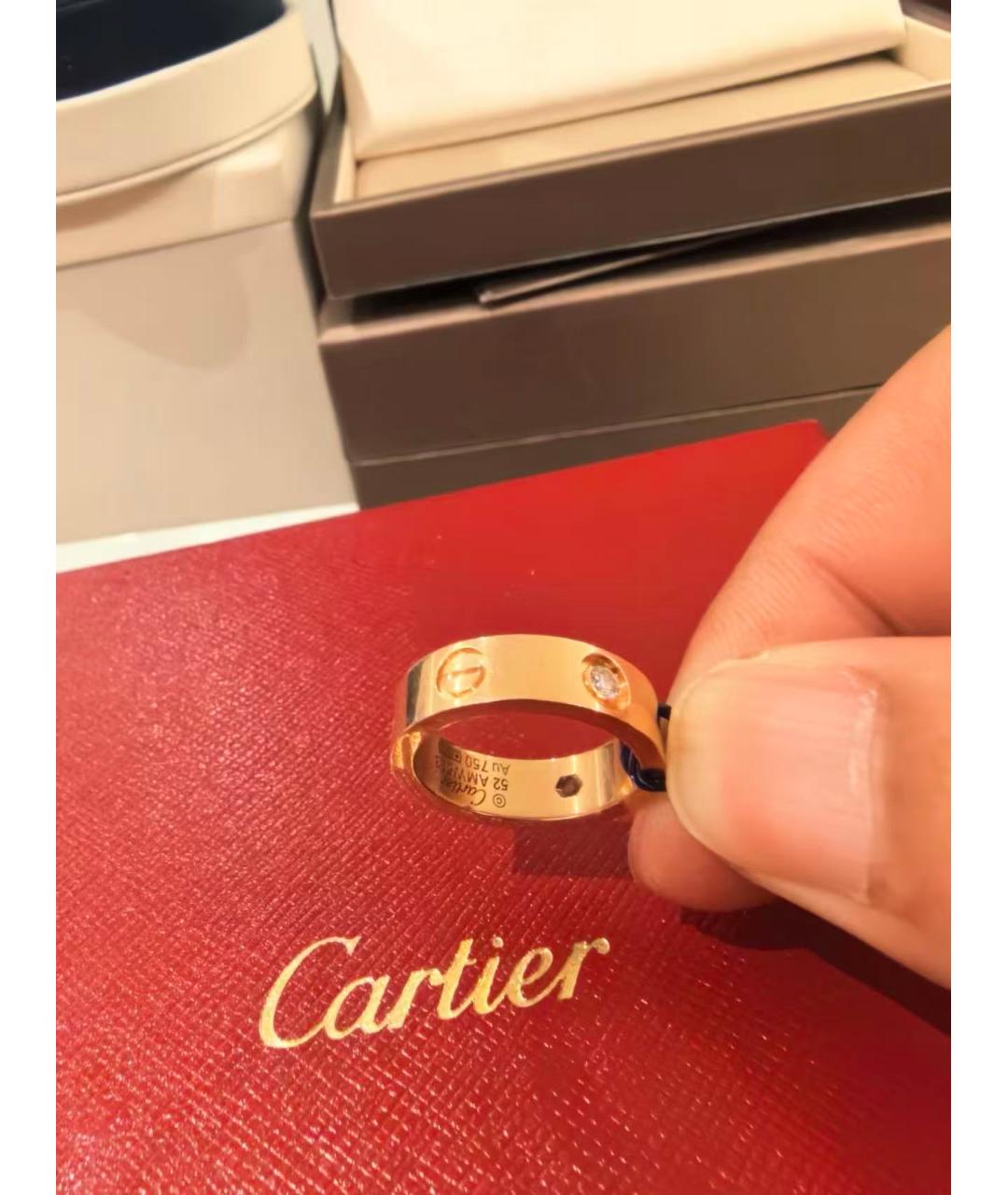 CARTIER Золотое кольцо, фото 2