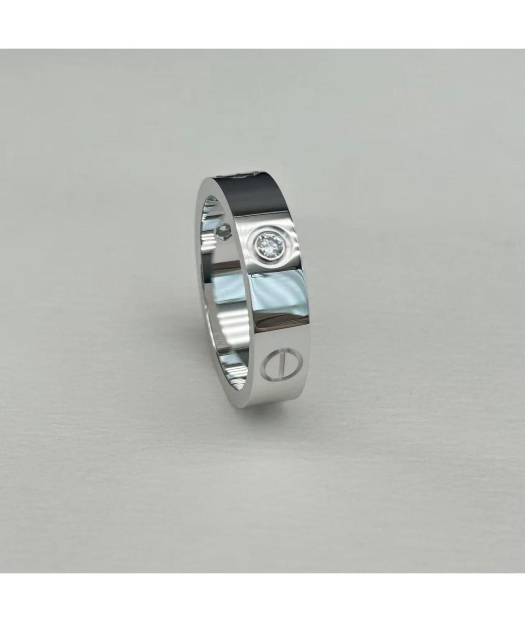 CARTIER Серебряное кольцо из белого золота, фото 4