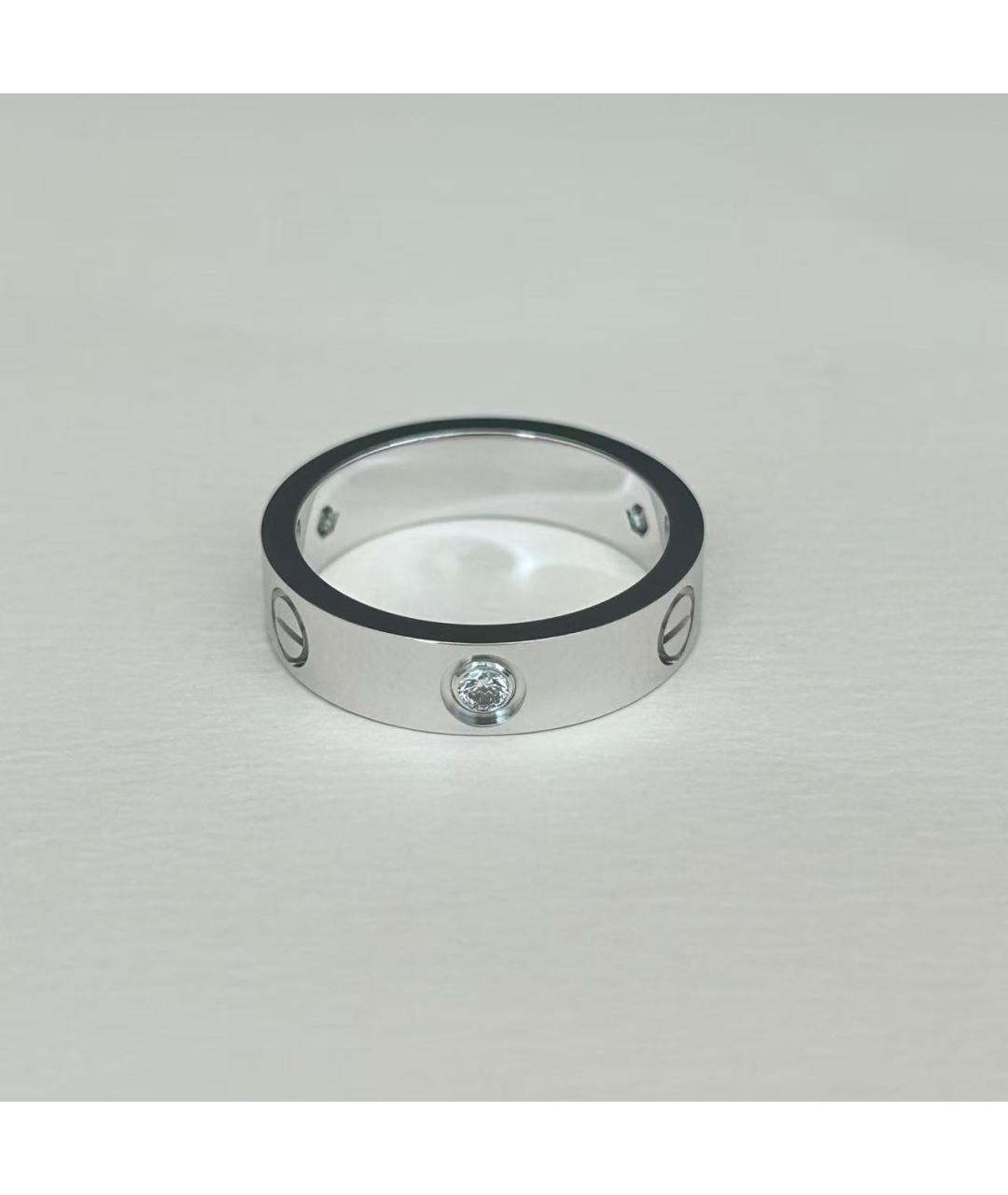 CARTIER Серебряное кольцо из белого золота, фото 2