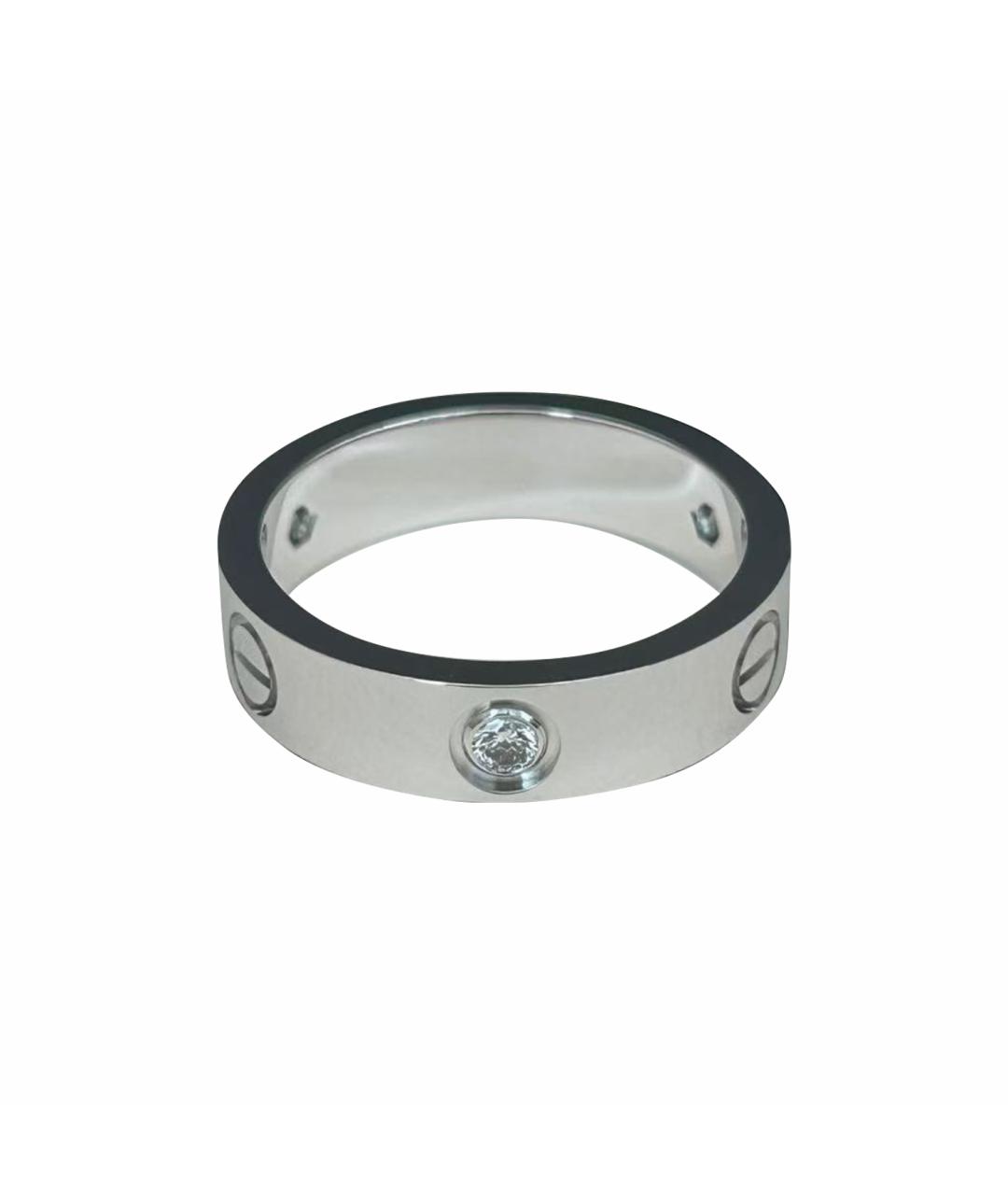 CARTIER Серебряное кольцо из белого золота, фото 1