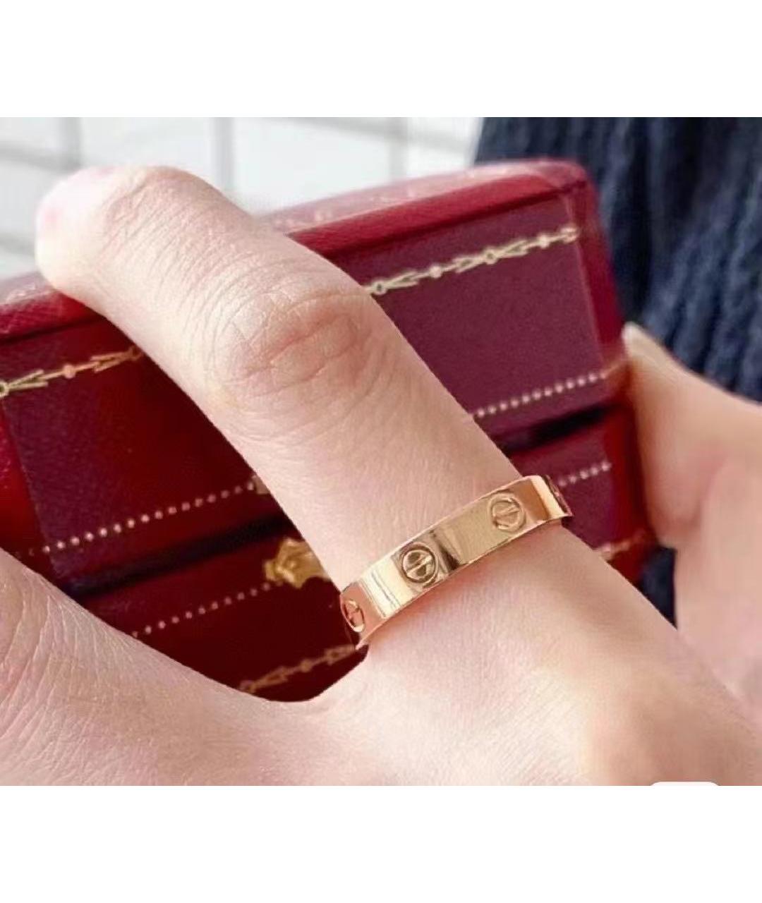 CARTIER Золотое кольцо из розового золота, фото 4