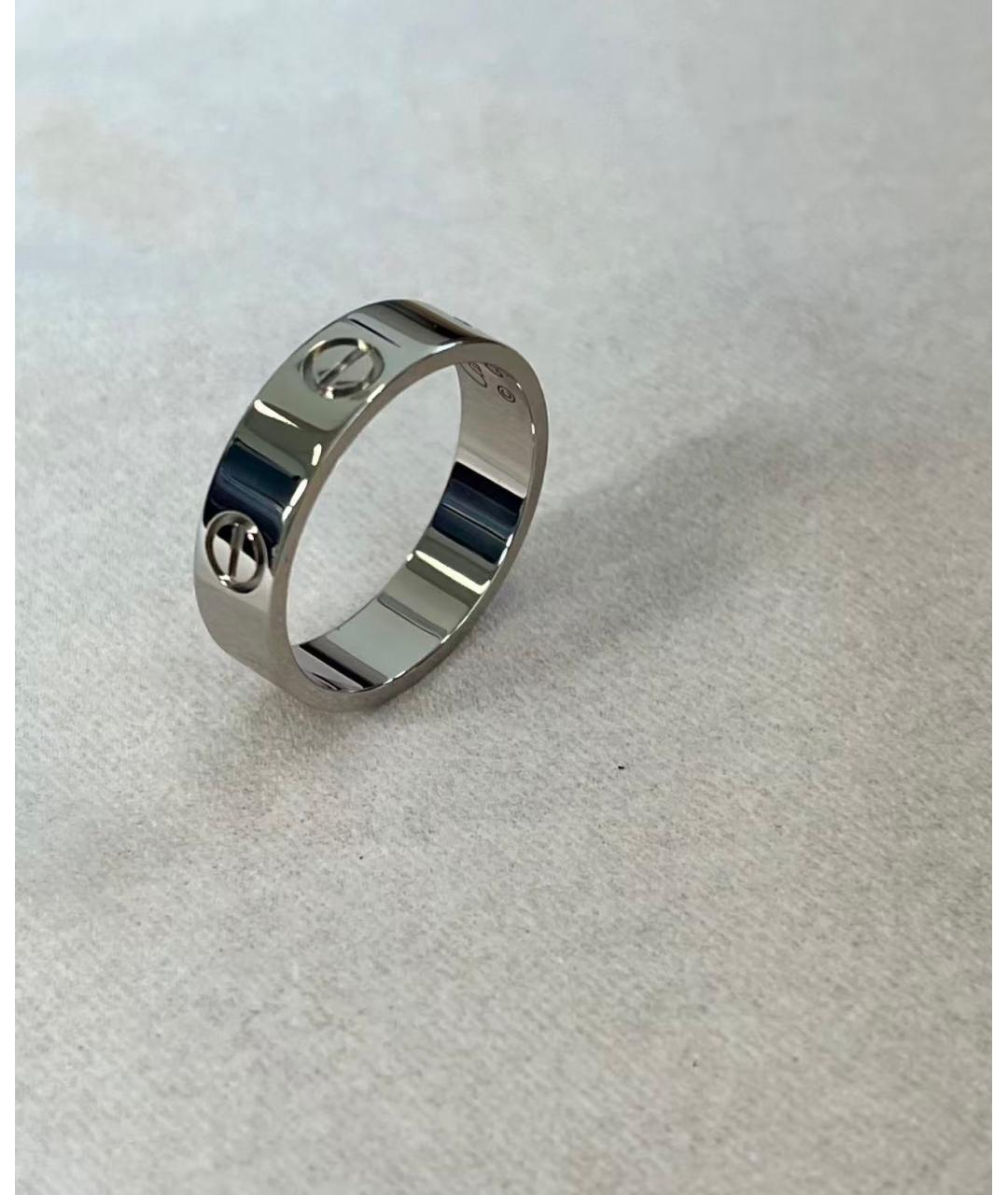 CARTIER Серебряное кольцо из белого золота, фото 3