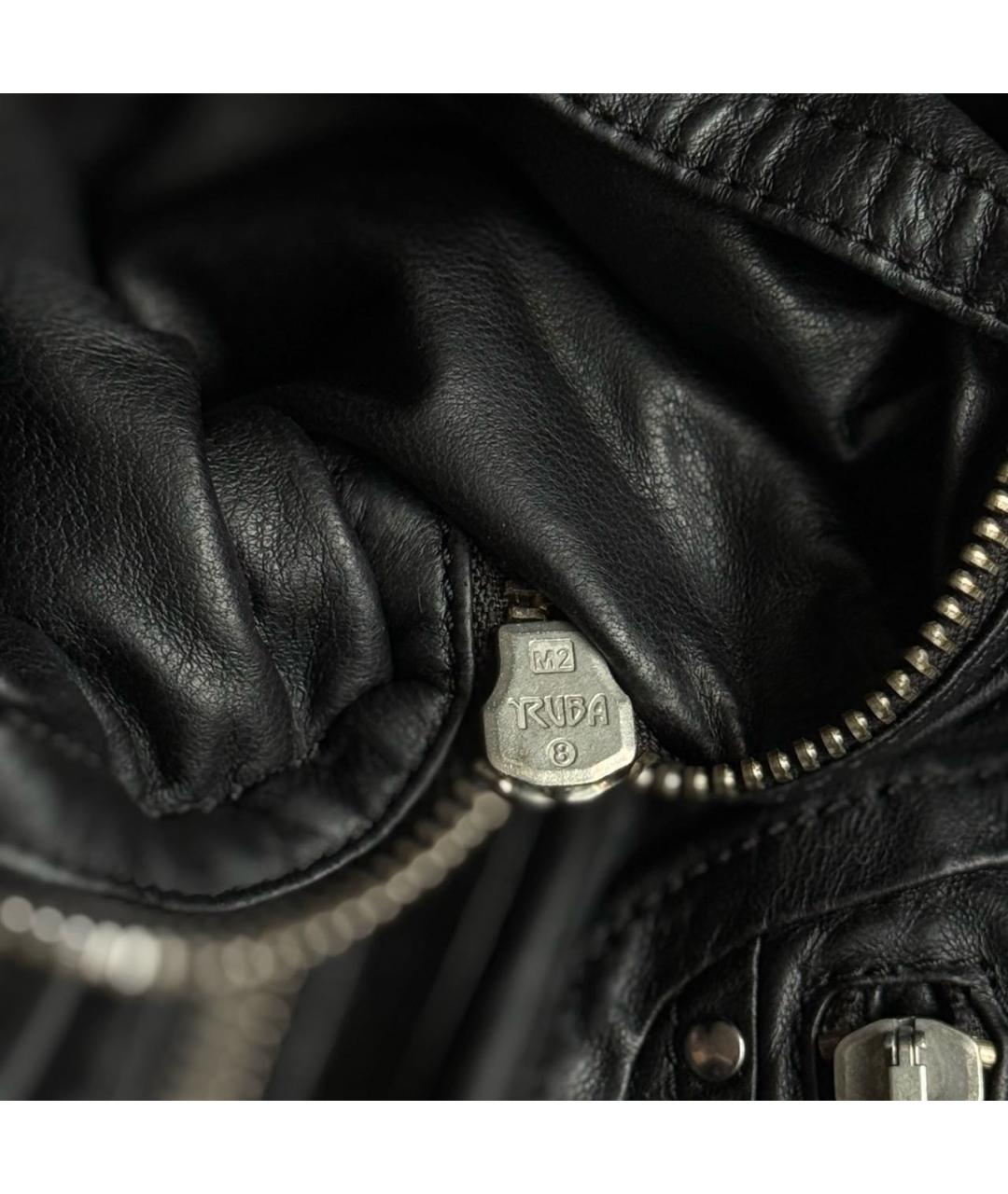 BELSTAFF Черная кожаная куртка, фото 7