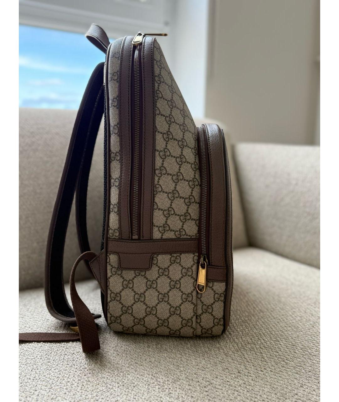 GUCCI Бежевый рюкзак, фото 2