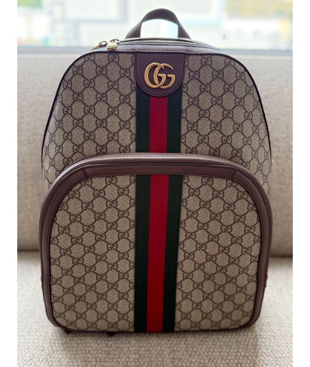 GUCCI Бежевый рюкзак, фото 7