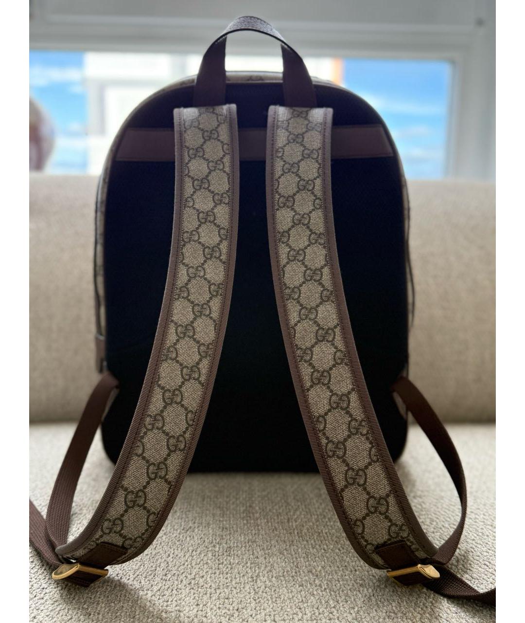 GUCCI Бежевый рюкзак, фото 3
