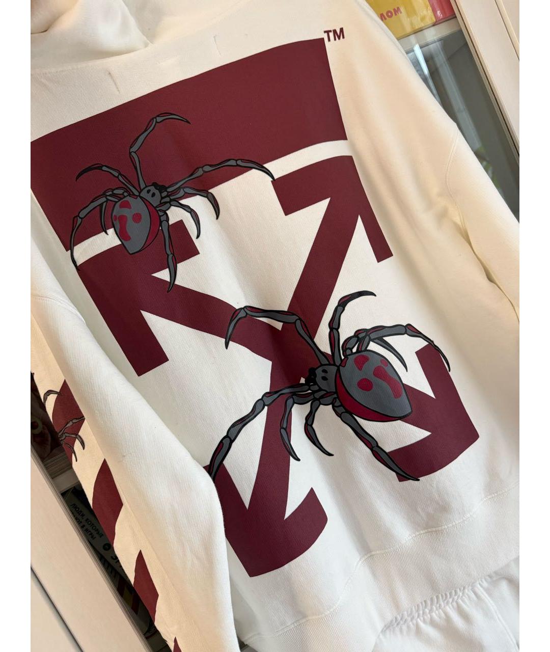 OFF-WHITE Белый хлопковый спортивный костюм, фото 4