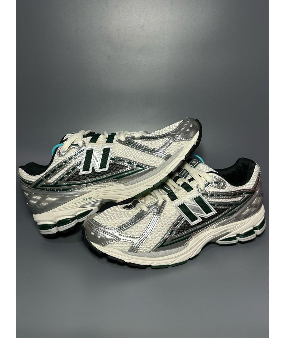 NEW BALANCE Белые синтетические низкие кроссовки / кеды, фото 6