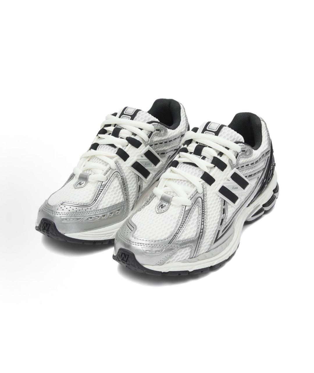 NEW BALANCE Белые синтетические низкие кроссовки / кеды, фото 2