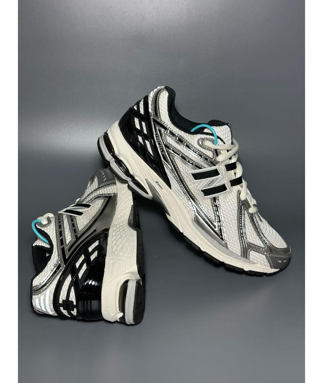 NEW BALANCE Белые синтетические низкие кроссовки / кеды, фото 7