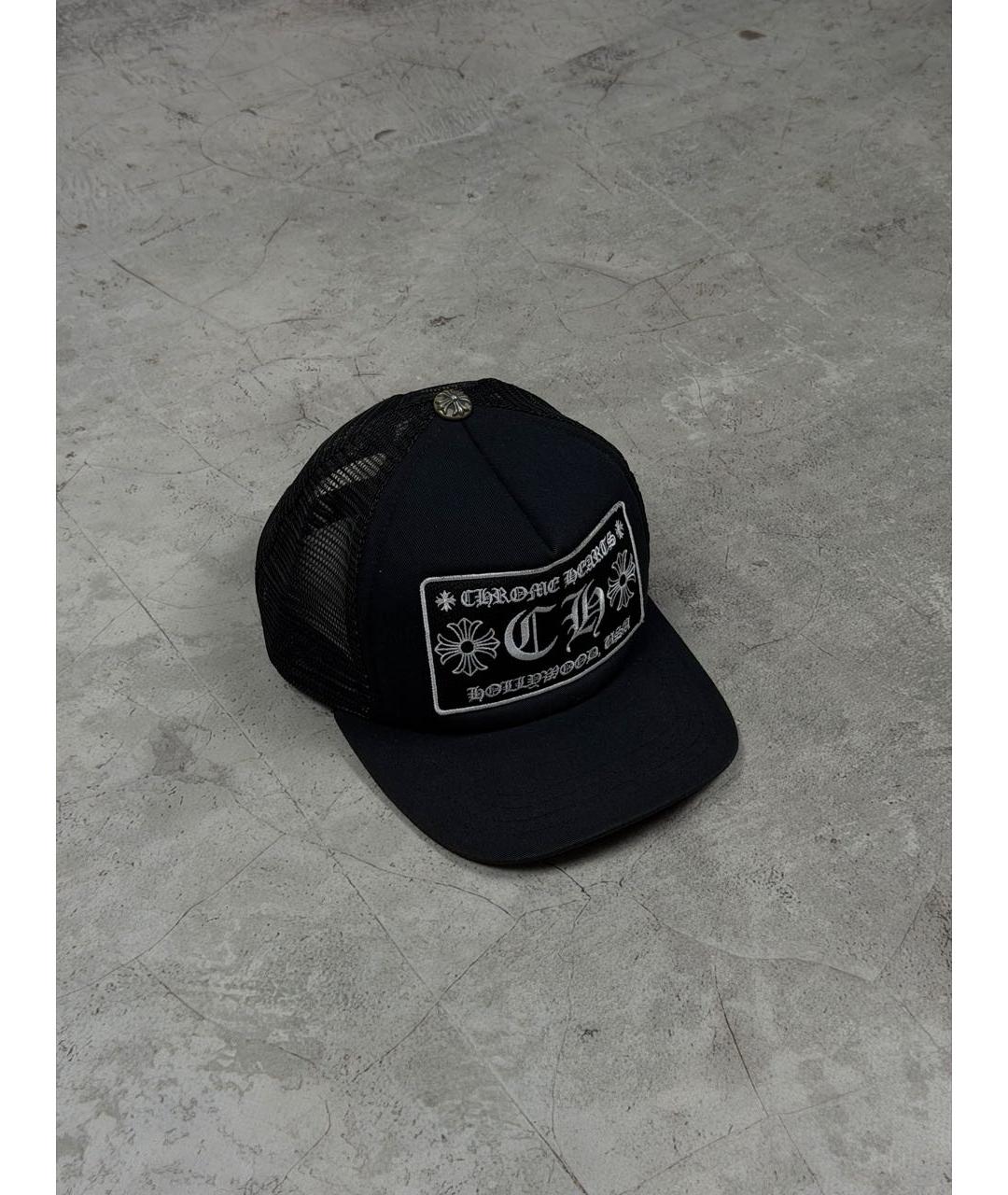 CHROME HEARTS Черная синтетическая кепка/бейсболка, фото 3
